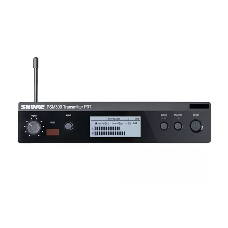 Shure PSM300 (P3T+P3R+SE112) Ear Monitor Pro Wireless L19 (630-654MHz)+ Auricol.