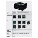 Reloop PREMIUM TURNTABLE CASE Flight-case rivestito legno x trasporto giradischi