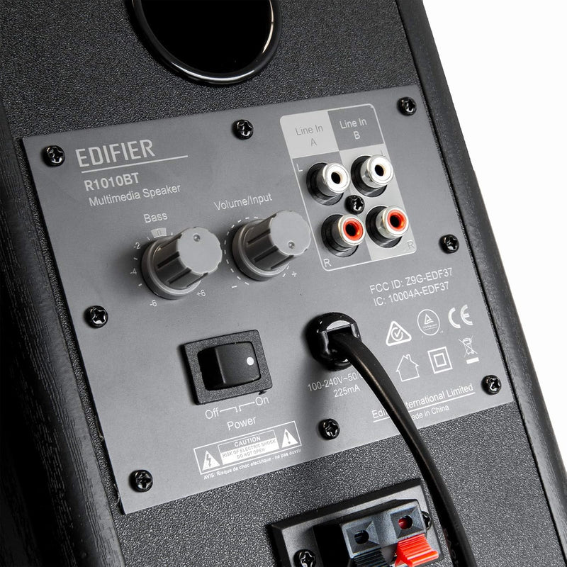 Edifier R1010BT BLACK Coppia diffusori audio attivi 4" Bluetooth 24w RMS, Nero