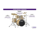 Yamaha RDP2F5 CG Set Champagne Glitter Rydeen Acoustic Drum Batteria Cassa 22"