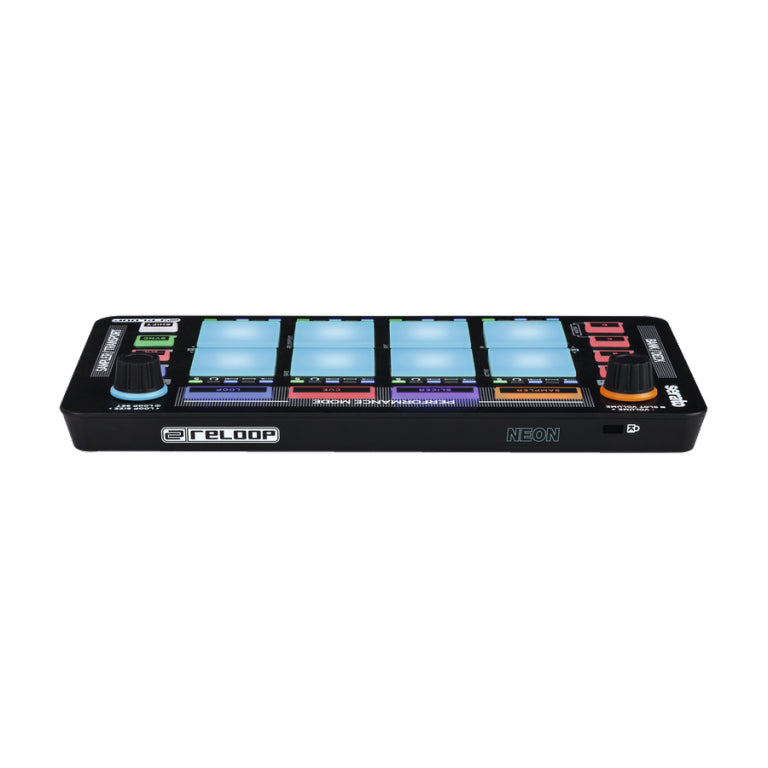 Reloop NEON Performance Pad Controller di nuova generazione per Serato Dj, Nero