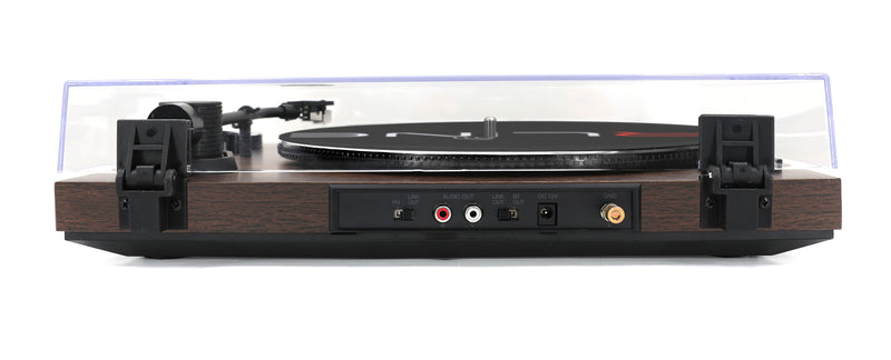 Redline RLTN11MWLN Giradischi cinghia Bluetooth Noce + 2 Klipsch GIG XL 30w RMS