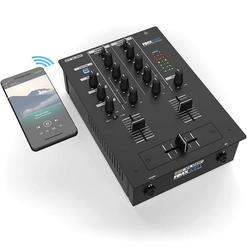 Reloop RMX10BT Mixer Dj 2C streaming musica direttamente al mixer con Bluetooth