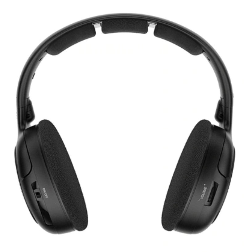 Sennheiser RS 120-W Cuffia Tv Wireless ad alta fedeltà e un parlato chiaro, Nero