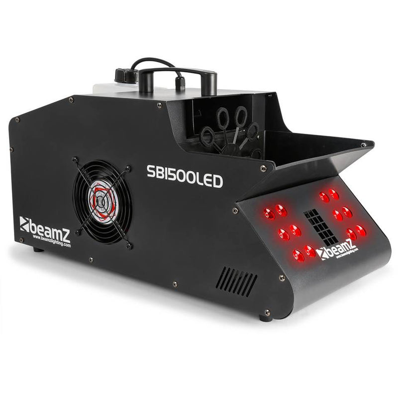 Beamz SB1500LED Smoke & Bubble Machine RGB Leds Macchina per Bolle e Fumo, RGB