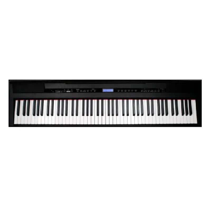 Echord SP10 BLK Piano Digit 88T Pesati Nero + Supporto in legno tre pedali
