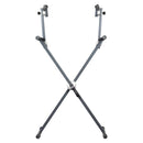 Proel SPL152 Supporto Pro x tastiera 2 livelli regol. SNAP LOCK grigio antracite