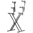 Proel SPL253 Supporto professionale per tastiera a tre livelli con doppio telaio