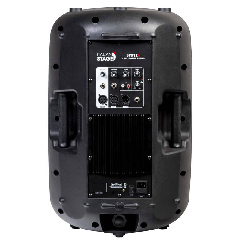 Italian Stage IS SPX12A 2Casse 400w+S115A Subwoofer+ 2MIX4FXU+Cover+Stativi+Cavi