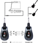 Xvive U2 CARBON Sistema Wireless Digit x Chitarra Elettric Acustica Basso 2,4Ghz