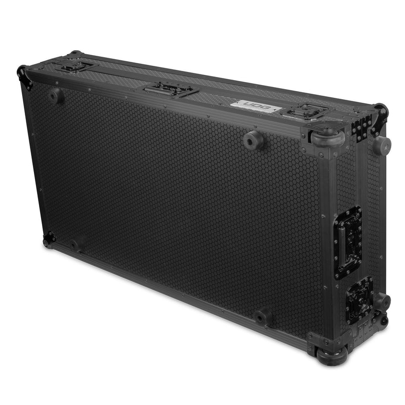 UDG U91086BL Ultimate Flight Case Set Pioneer CDJ-3000-A9 con ruote, Black Plus