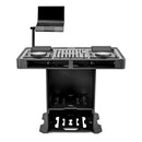 UDG U91106BL DJ PODIUM WORKSTATION struttura pieghevole a T, Nero finitura opaca - GlobalNet Shop