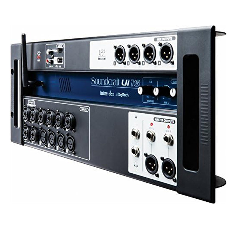 Soundcraft Ui16 Mixer digitale Pro 16C lettore multimediale USB e WIFI/ETHERNET