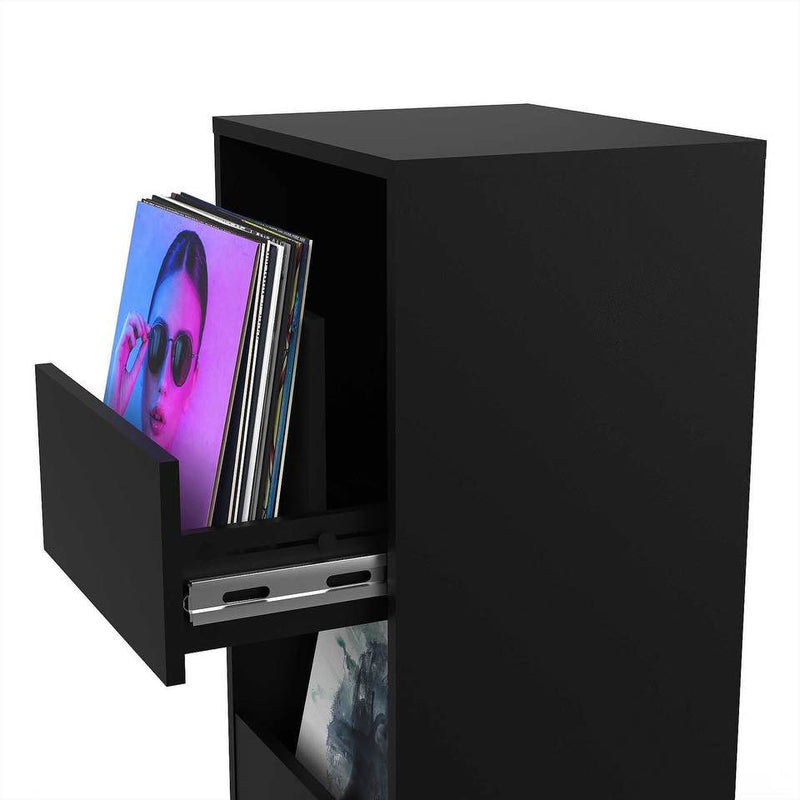 Glorious VINYL VAULT BLACK La soluzione modulare x archiviare dischi vinile Nero