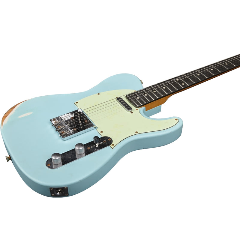 Eko VT-380 Relic Daphne Blue Chitarra Elettrica 22 Tasti Selettore pickup 3-Vie