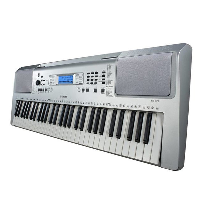 Yamaha YPT-370 Pianoforte Tastiera Digitale Dinamica 61 Tasti, Silver