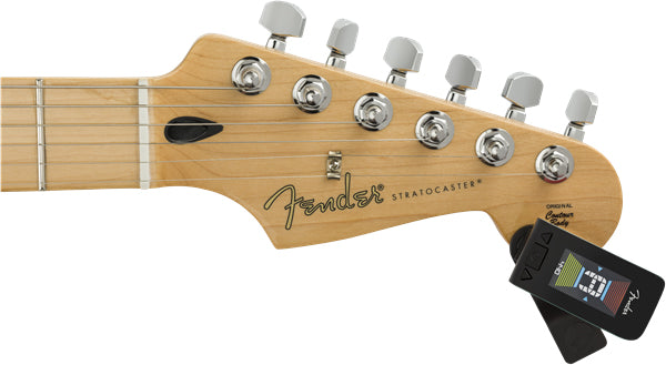 Fender Original Tuner Daphne Blue Accordatore sensore vibrazione e display LCD