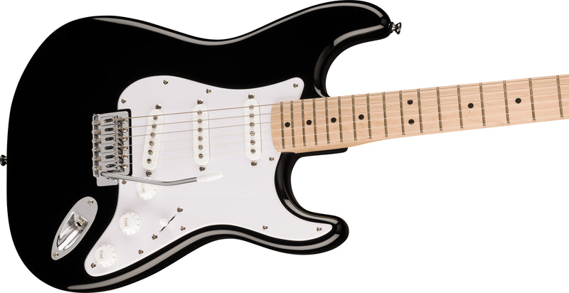 Fender Squier Sonic Stratocaster White Pickguard, Black Chitarra Elettrica a 21T