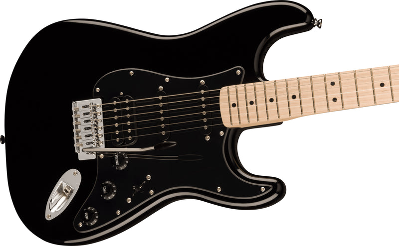 Fender Squier Sonic Stratocaster HSS Chitarra Elettrica 21T manico a "C", Nero