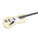 Eko JB-300 CREAM Basso Elettrico a 4 corde a 21 Tasti e con 2 pickup JB Crema - GlobalNet Shop