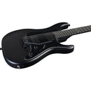 Eko FIRE 500 STEALTH Chitarra Elettrica 22T e 2 pickup humbucker, Nero Opaco - GlobalNet Shop
