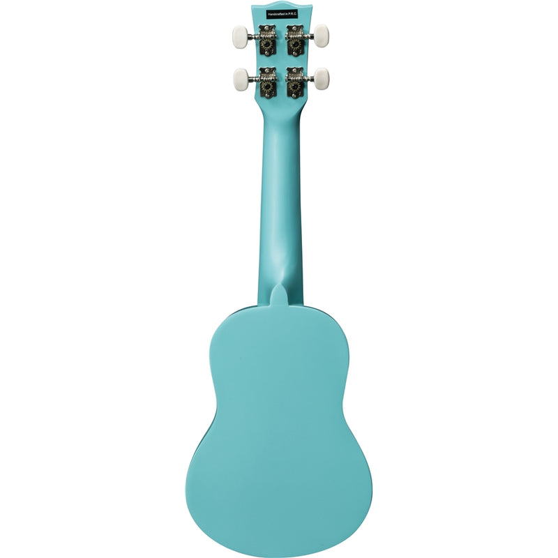 Eko Primo Ukulele Blue Ukulele Soprano + accordatore corde ricambio e custodia