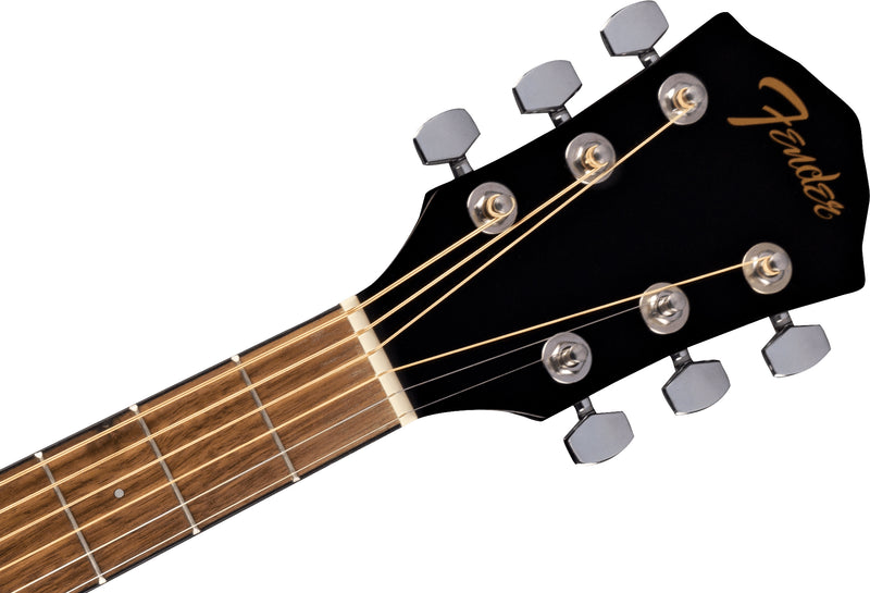 Fender FA-125CE Dreadnought Black Chitarra elettrif. 20T spalla mancante Nero