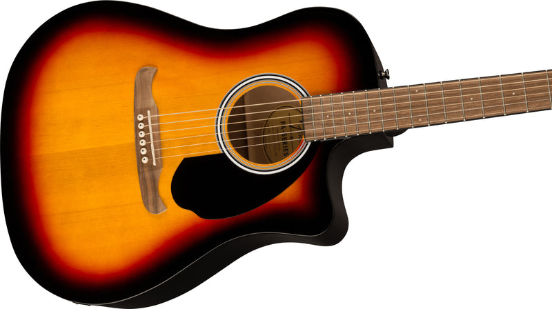 Fender FA-125CE Chitarra elettro acustica a 20 tasti spalla mancante, Sunburst