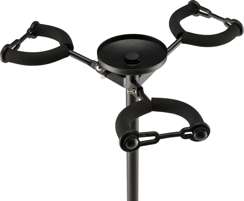 Fender Adjustable Triple Cradle Guitar Stand 3-GUITAR Supporto x3 Chitarre Basso