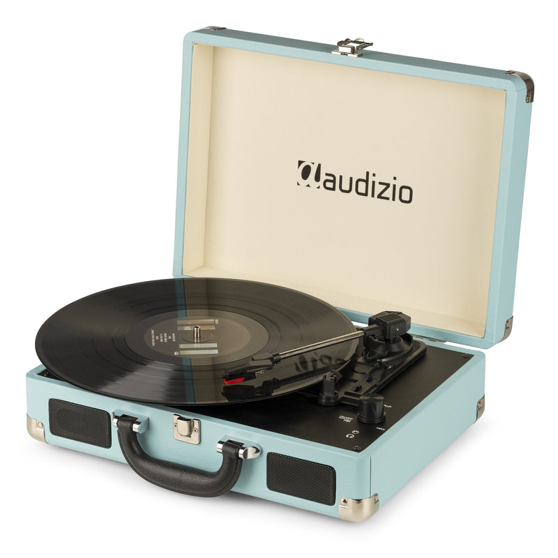 Audizio RP114BL (102.040) Giradischi valigetta altoparlanti 10W RMS e USB, Blue