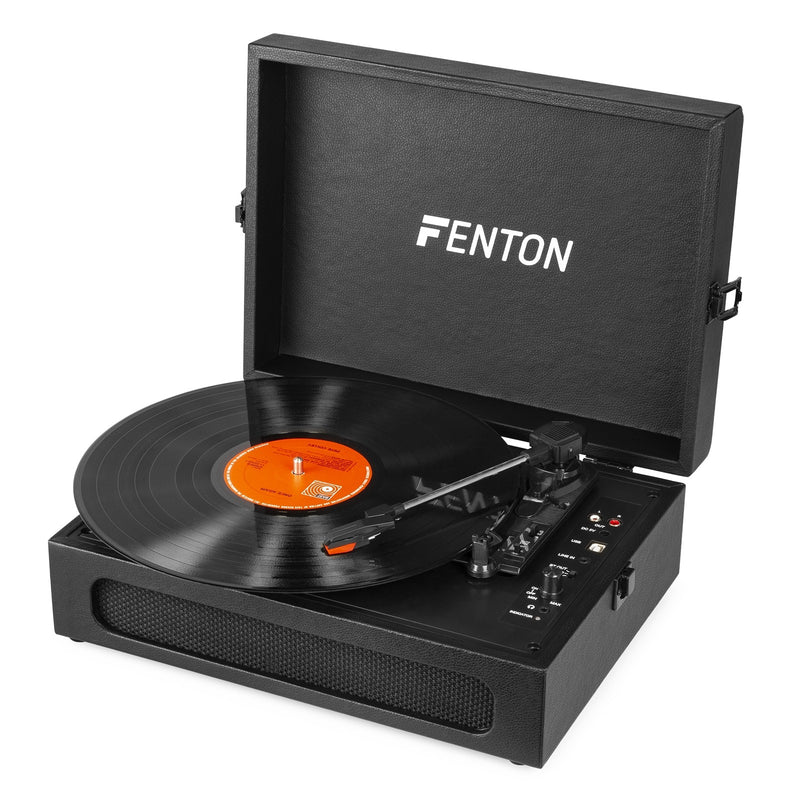 Fenton RP118B (102.050) Giradischi valigetta Altoparl. 10W RMS Bluetooth Nero