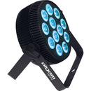 Algam Lighting SLIMPAR-1210-QUAD 12LED RGBW 10w con DMX e telecomando infrarossi