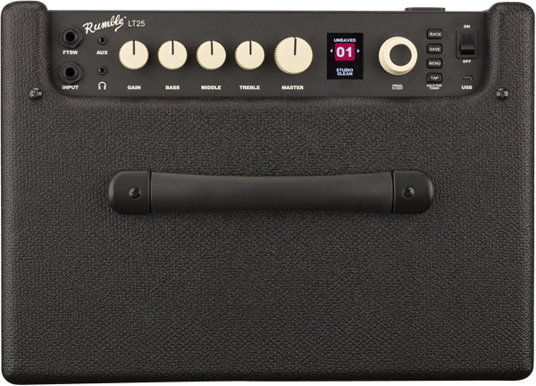 Fender Rumble LT25 230V EU Amplificatore combo per Basso elettrico da 25w, Nero