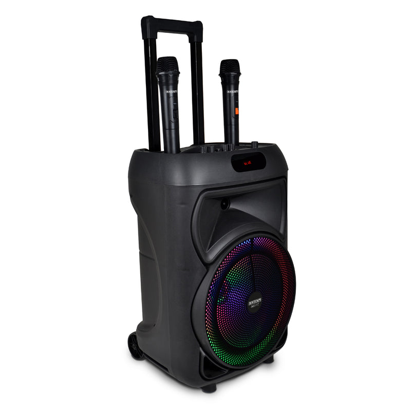 Bontempi 49 1090 Tech Trolley a Batteria Cassa Attiva con 2 Mic palmare wireless