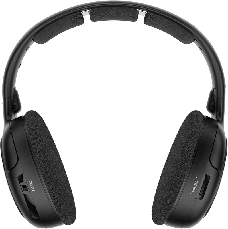 Sennheiser RS 120 II-W Cuffia Tv Wireless +convertitore Digitale Analogico, Nero