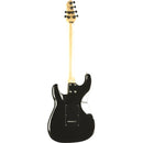 Eko AIRE LITE BLACK Chitarra Elettrica serie ELEMENTS 24T 3 pickup H-S-S, Black