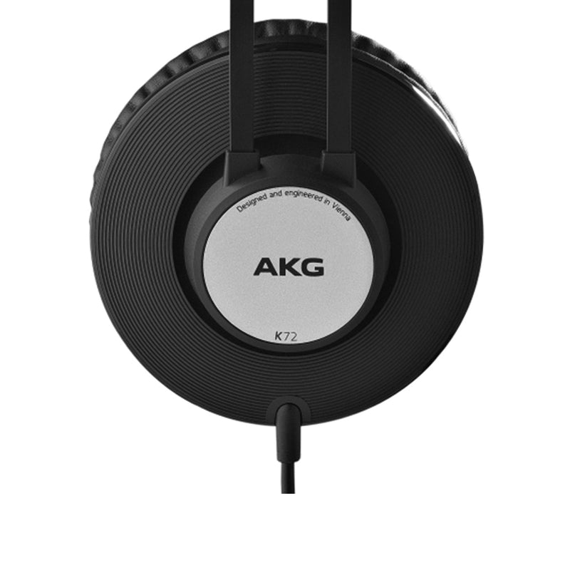 AKG K72 Cuffia monitor professionale da studio, Over Ear, chiusa, con cavo, Nero