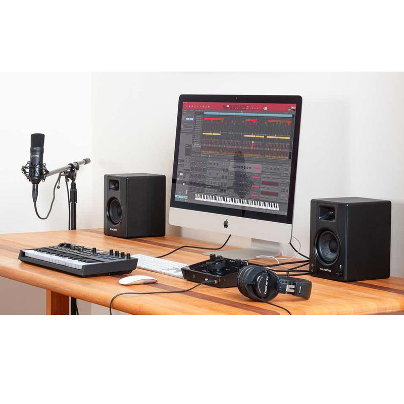 M-Audio BX3 PAIR BT Monitor professionali audio da Studio Bluetooth da 3.5" 120W