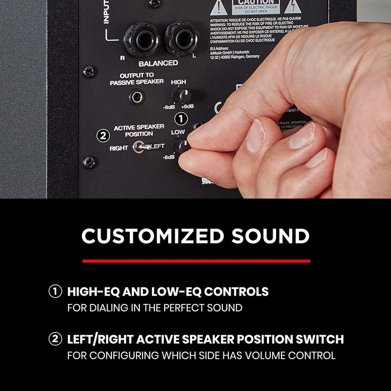 M-Audio BX4 PAIR Monitor professionali audio da Studio da 4.5" 120W
