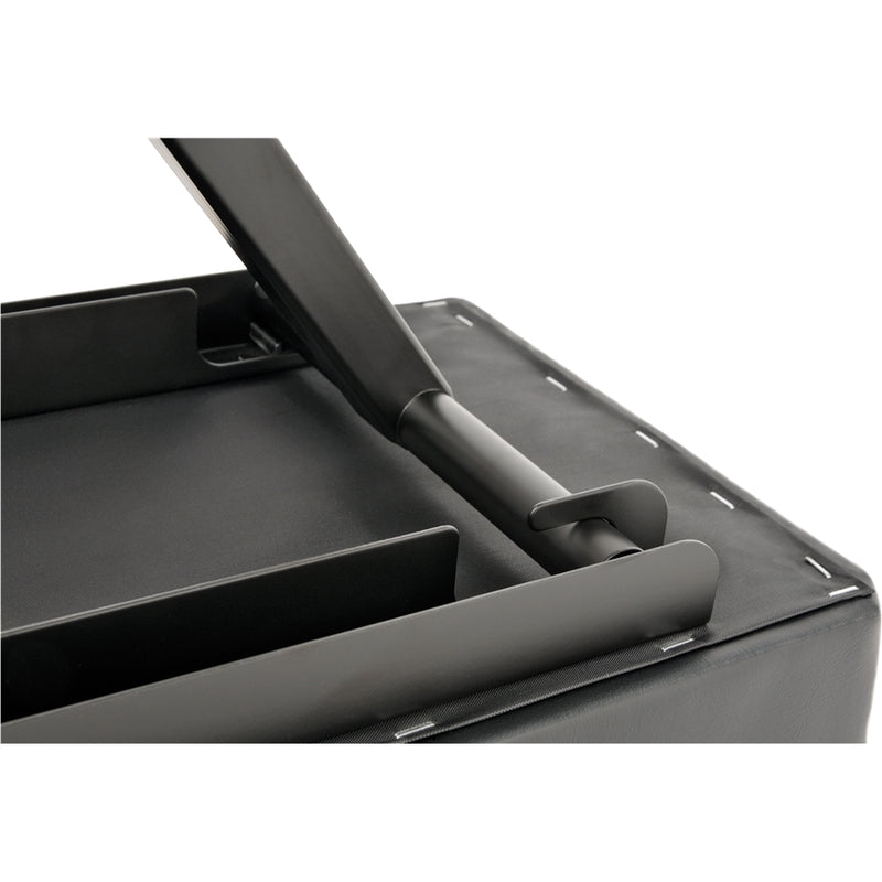 Quik Lok BX8 Panchetta Serie Basic per piano o tastiera cuscino imbottito, Nero