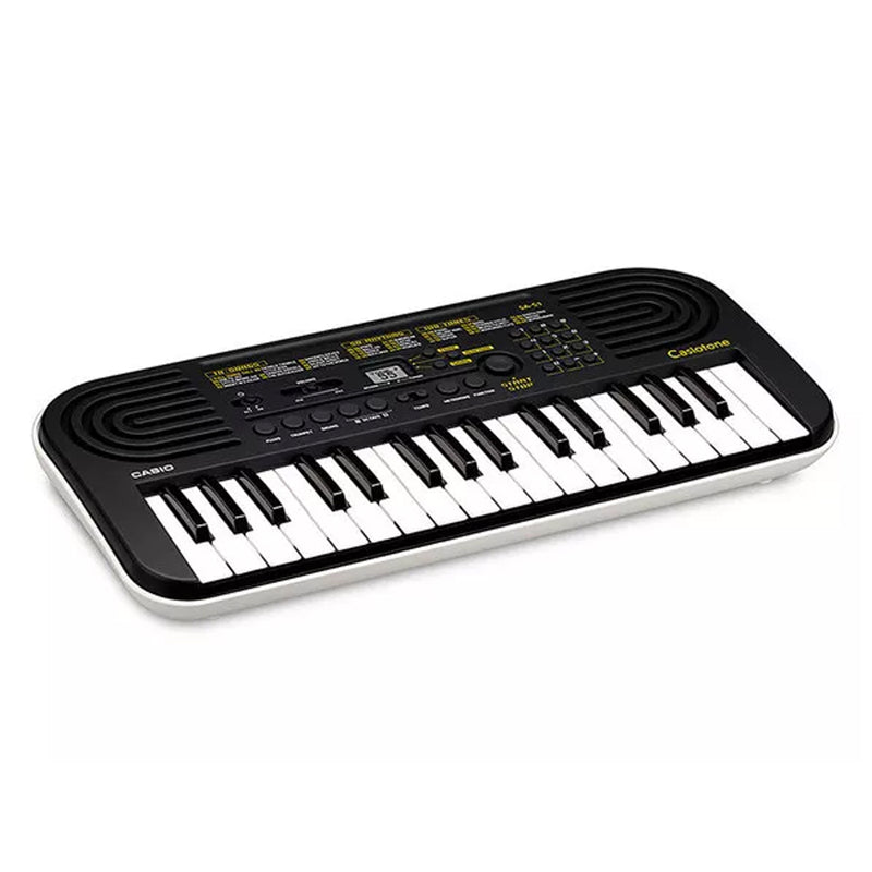 Casio SA-51 Mini Tastiera polifonica a 32 tasti, Nero fondo in Bianco