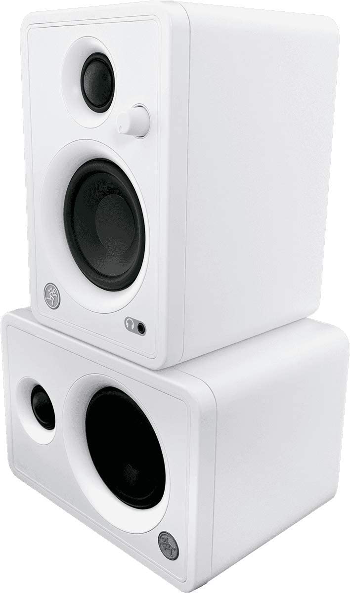 Mackie CR3-XBT LTD WHT Coppia Monitor Pro da Studio Bluetooth da 3" 50W, Bianco