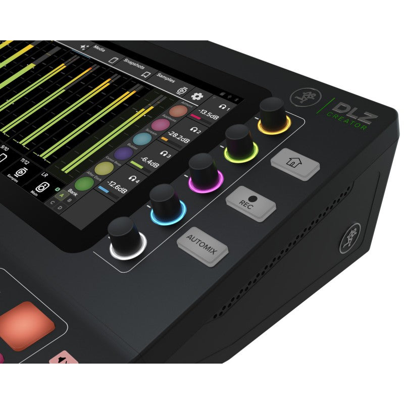 Mackie DLZ CREATOR Mixer digitale Pro x podcasting e streaming, adattivo, Nero