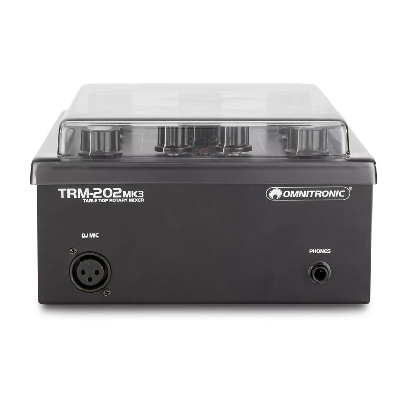 Decksaver OMNITRONIC TRM-202 COVER di protezione trasparente per mixer rotativo