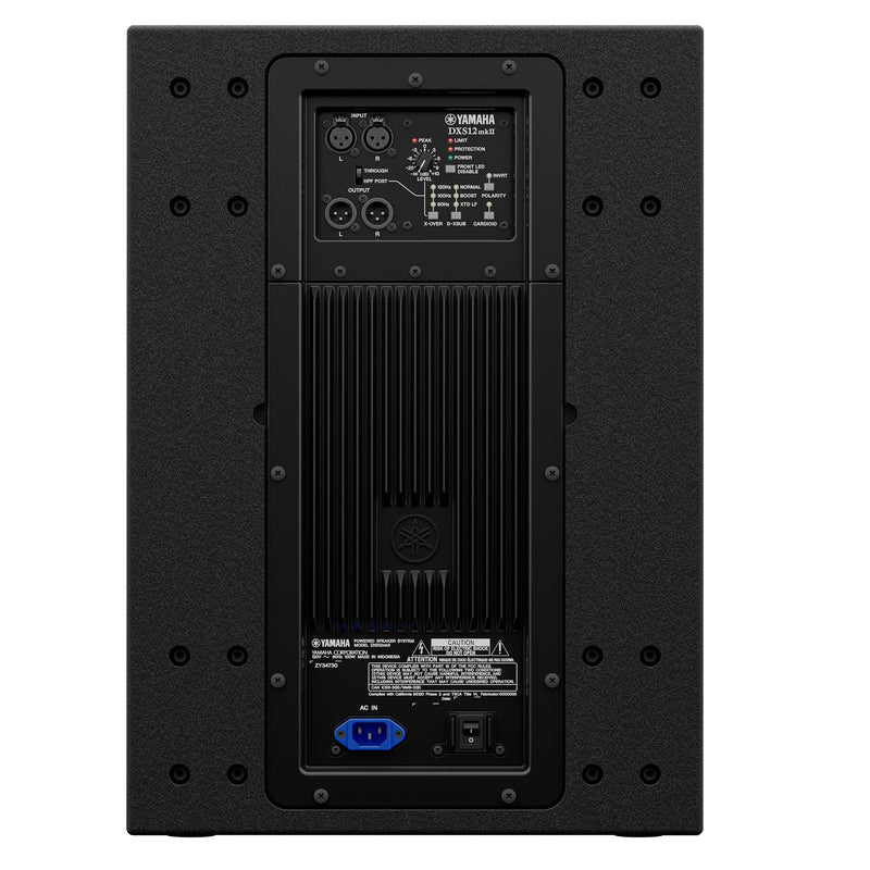 Yamaha DXS12 MKII Subwoofer Attivo da 12" e 1020w di Picco e SPL 134 db, Nero