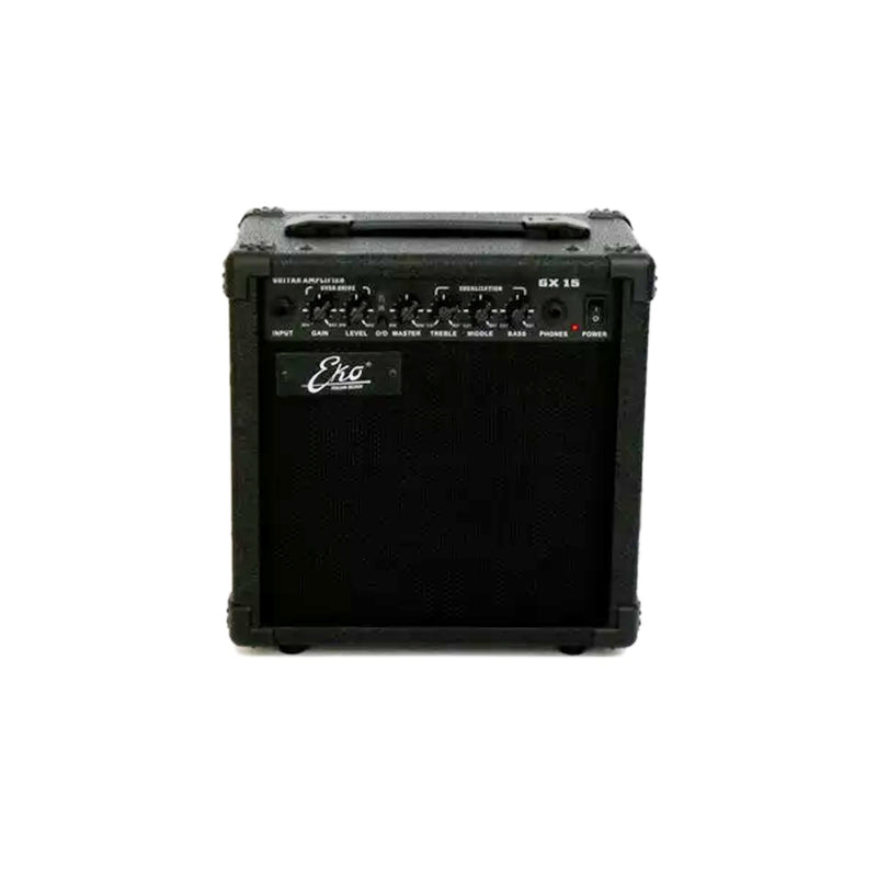 Eko EG-11 PACK SUNBURST Kit Chitarra Elettrica Eko S-300 + Amp. e accessori
