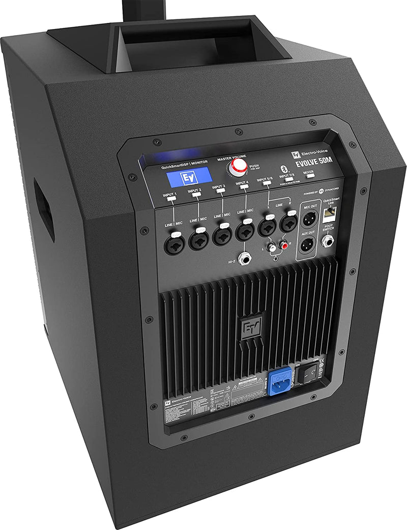 Electro-Voice EVOLVE50M-KB Sistema audio colonna con Bluetooth da 1000w RMS Nero