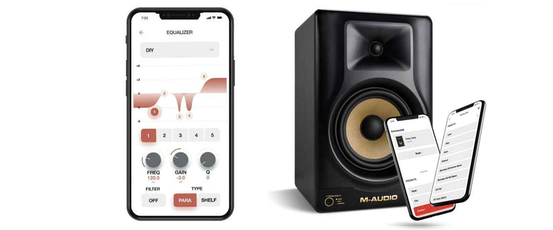 M-Audio FORTY SIXTY Monitor audio Pro Studio 6.5" 100W picco e Bluetooth, Nero