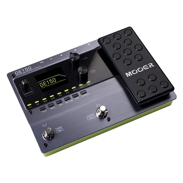 Mooer GE150 Pedale multieffetto 55 modelli Amp + 151 EFX diversi + espressione