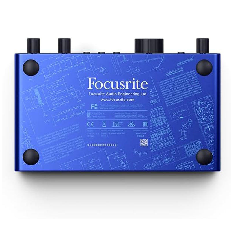 Focusrite Scarlett 2i2 4Gen Anniversary Edit. Interfaccia audio USB Profess. Blu